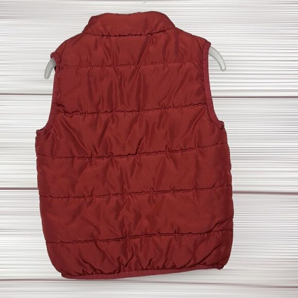 Timberland Kids Full Zip Quilted Puffer
Vest Burgundy Red size 3T - Picture 5 of 9